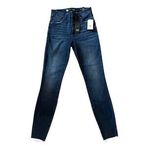 NWT KUT From The Kloth Donna Ankle Skinny Jeans Womens Size 00 Blue High Rise